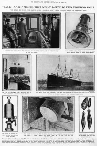 Disaster Prints: C. Q. D. signals that meant safety on the Republic
