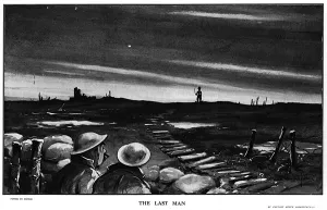 Charlie Prints: C3 (crossed out) CC, The Last Man by Bruce Bairnsfather