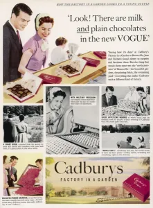 Firm Prints: Cadburys advertisement, 1954