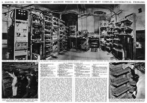 Science Prints: A Calculating machine, 1949