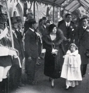 Bowes Prints: Cambridge-Abel Smith Balcombe wedding, 1931
