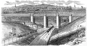 Fields Prints: The Camden Town railway: the Great Northern Railway viaduct