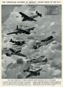 Pattern Prints: Camouflage patterns of aircraft by G. H. Davis
