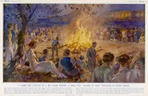 Enjoy Prints: Camp-Fire concert at a reserve in South Africa