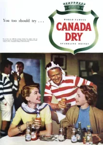 Socialising Prints: Canada Dry advertisement, 1953