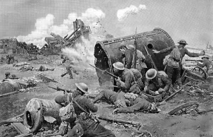 Matania Prints: Canadas part in the Somme advance, Matania, WW1