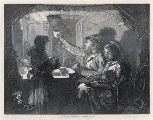 Canals Prints: Canal Folk Take Tea / 1876