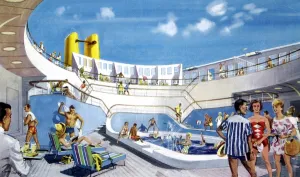 Travel Prints: Canberra: the swimming-pool
