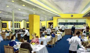 Restaurant Prints: Canberra: tourist class restaurant