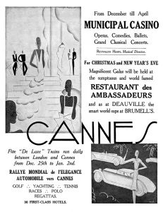 Municipal Prints: Cannes advertisement, 1929