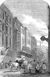 December Prints: Cannon Street, London, 1852