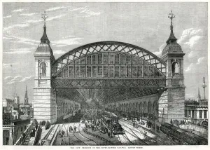 1866 Prints: Cannon Street Station 1866
