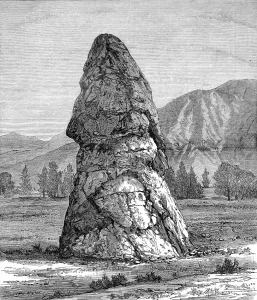 Feet Prints: The Cap of Liberty, Mammoth Hot Springs, Yellowstone, 1874