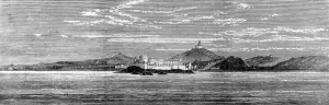 Central Prints: Cape Coast Castle and forts in 1873
