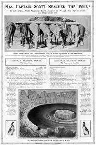 Report Prints: Has Captain Scott reached the Pole?