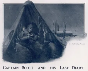 Tents Prints: Captain Scott and his tent