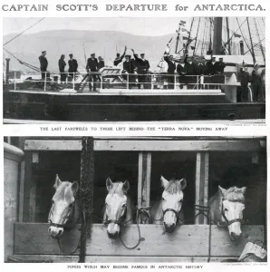 Departure Prints: Captain Scotts Departure for Antarctica
