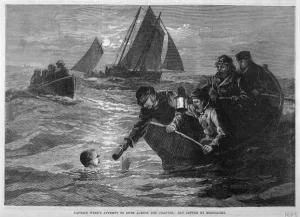 Matthew Prints: Captain Webb 1875