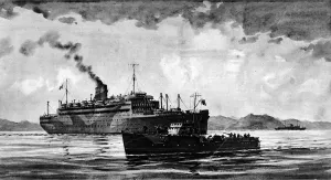 Forces Prints: The Capture of the Vulcania; Second World War, 1943