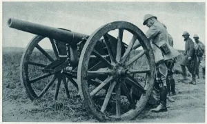Field Prints: A captured 77 Field gun 1916