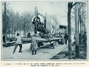 29th Prints: A captured German Fokker plane