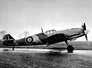 Aeroplane Prints: Captured Messerschmitt 109G, Britain; Second World War, 1944