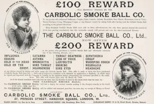 Cure Prints: Carbolic Smoke Ball / 1893