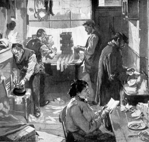 Cutting Prints: A Cardboard Box Factory in Commercial Road, London, 1904