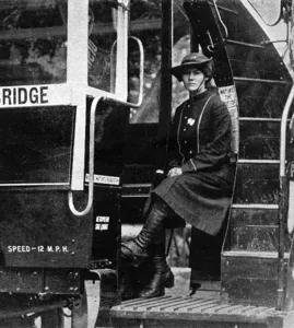 Omnibus Prints: Care of the Bus Conductress, WW1