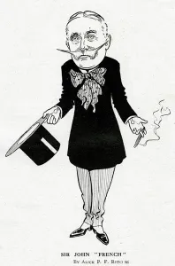 Flamboyant Prints: Caricature, Sir John French as a Frenchman, WW1