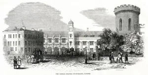 Square Prints: Carlise central station court-square 1847
