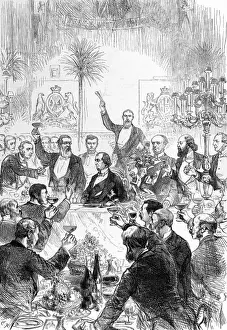 Victory Prints: Carlton Club Banquet: Drinking Lord Beaconsfields health