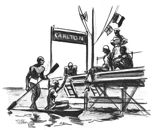 Carlton Prints: The Carlton Plage, Cannes, French Riviera
