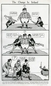 Ulster Prints: Cartoon, The Change in Ireland, WW1