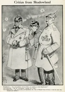 Kaiser Prints: Cartoon, Critics from Shadowland, WW1