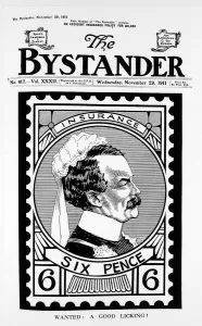 Liberal Prints: Cartoon of David Lloyd-George as Queen Victoria, 1911