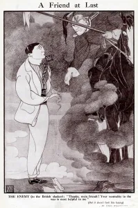 Armed Prints: Cartoon, A Friend at Last, WW1