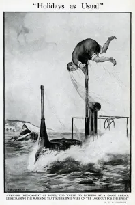 Jones Prints: Cartoon, Holidays as Usual, WW1