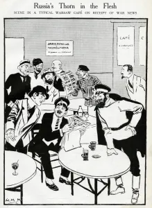 Cafe Prints: Cartoon, Russias Thorn in the Flesh