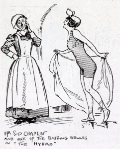 Actors Prints: Cartoon showing Syd Chaplin, actor, writer, as well as brother