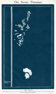 Elderly Prints: Cartoon, Our Society Portraiture, Mrs Grundy