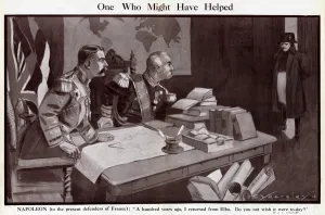 Desk Prints: Cartoon, One Who Might Have Helped, WW1