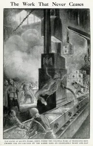 Kaiser Prints: Cartoon, The Work That Never Ceases, WW1