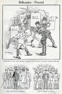 European Prints: Three cartoons at the start of the First World War