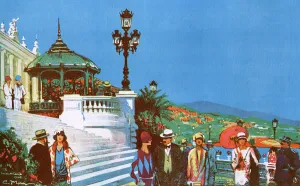 Sunshine Prints: The casino at Monte Carlo by C. Morse