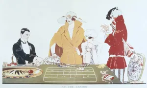 Popular Prints: At The Casino by Rene Vincent