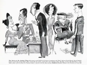 Scene Prints: The cast of Don t Listen, Ladies, written by Sacha Guitry, and staged at the St