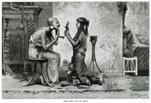 Ancient Prints: Cat death in Egypt