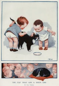 Toddler Prints: The cat that lead a dogs life