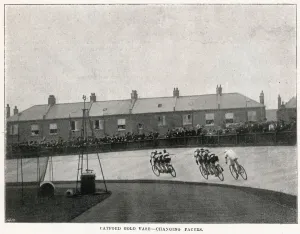 Crowds Prints: Catford Gold Vase - cycling event 1897
